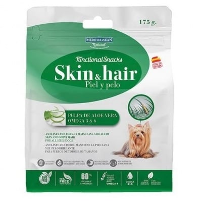 Mediterranean Natural, Функционално лакомство за куче за красива козина и здрава кожа, 175гр