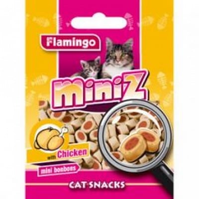 Flamingo miniz - мини бонбони за котки с пиле, 50гр