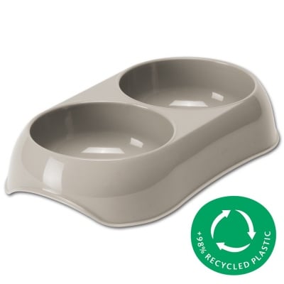 Moderna Gusto, Купичка за куче и коте, сива, 2 х 200мл