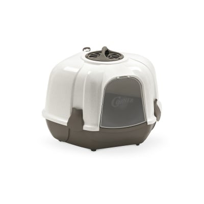 MPS Mega Corner, Ъглова закрита котешка тоалетна, 52 x 59,5 x 44,5 cm