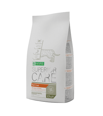 "Red Coat" - пълноценна храна за израснали кучета от всички породи, притежаващи червена козина