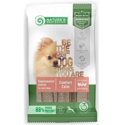 Natures Protection, Лакомства за кучета, за успокоение, с пуйка, 160 гр