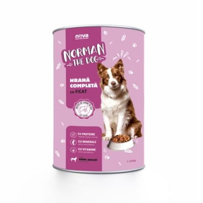 Norman, Хапки за куче, С дроб, 415гр
