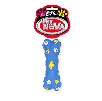 Pet Nova, играчка за куче - кокал, 15см, синя