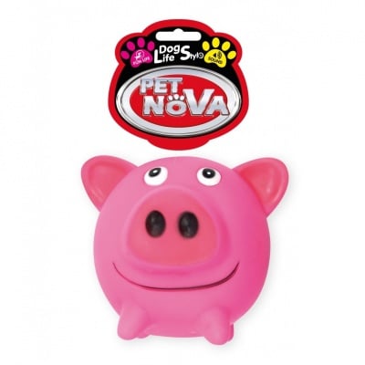 Pet Nova, играчка за куче - прасенце, 10см, розово
