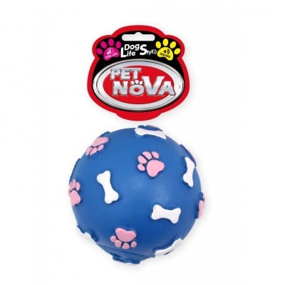 Pet Nova, играчка за куче - топка, 9см, синя