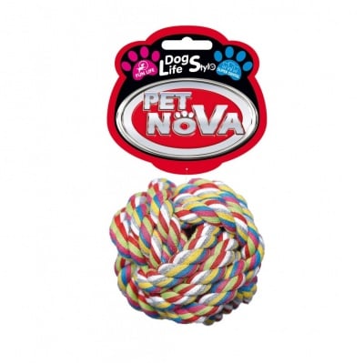 Pet Nova, играчка за куче - топка от въже, 9см