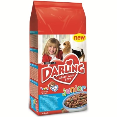 "Darling Junior" - Храна за подрастващи кученца с пилешко месо