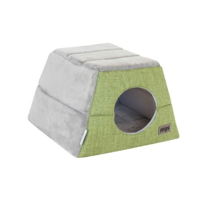 ROGZ CUDDLE IGLOO GREEN, Легло за коте, 30 х 41 х 41см