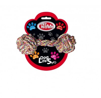 Pet Nova, играчка за куче - гира от въже, 6х18см