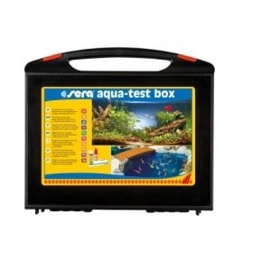 "Sera aqua test box" - Тестове за точното определяне на gH, kH, pH, NH4/NH3, NO2, Fe и PO4