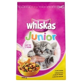 "Whiskas kitten" - Суха храна за котенца до 12 месеца с пилешко месо