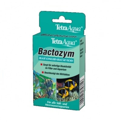 Tetra Bactozym, Осигурява моментална биоактивност в аквариума