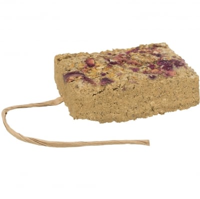 Trixie, Камък за гризачи от естествена глина с цветя, 100гр.