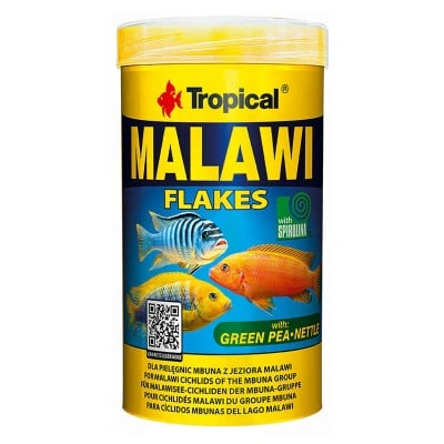 TROPICAL Malawi Flakes, храна за малавийски цихлиди, люспи, 1000мл/ 200гр