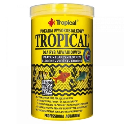 Tropical, Tropical, високопротеинова храна за рибки, люспи