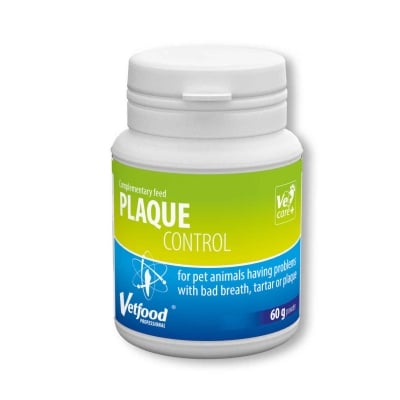 Vetfood, Plaque Control, срещу лош дъх и плака, 60 грама