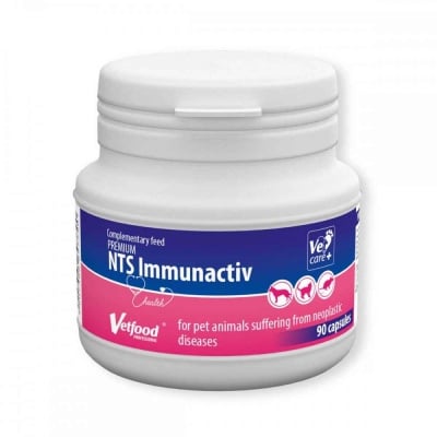 Vetfood, Premium NTS Immunactiv, добавка при лечение на рак, 90 капсули