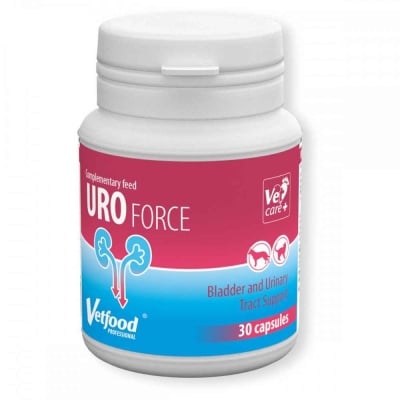 Vetfood, Uro force, при бъбречни проблеми, 30 капсули