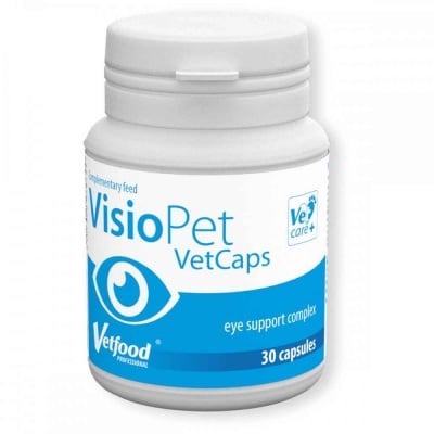 Vetfood, Visiopet, срещу очни заболявания, 30 капсули