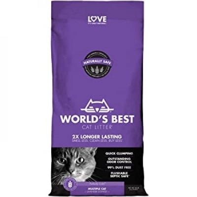 World Best Cat Litter, котешка тоалетна, биоразградима, лавандула