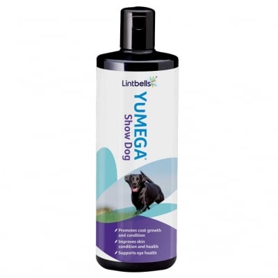 YuMEGA Show Dog, за здрава козина и кожа, 500 мл