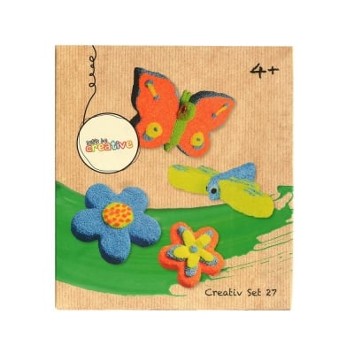 Креативен комплект Цветя и пеперуди, 27 части