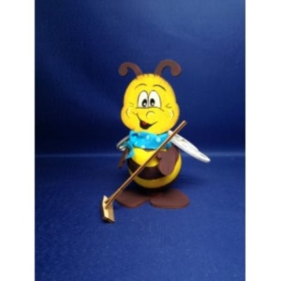 Креативен комплект Пчела с връзка, дърво, 160 mm