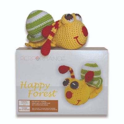 Креативен комплект за плетене на една кука, Охлюв