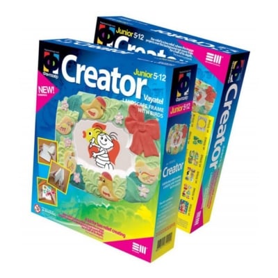 Креативен комплект за създаване на гипсова отливка Creator «Landscape frame with birds»