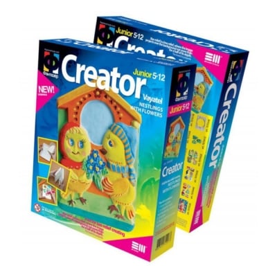 Креативен комплект за създаване на гипсова отливка Creator «Nestling with flowers»