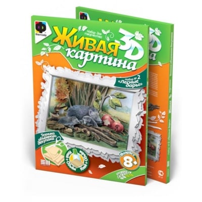Креативен комплект жива картина 3D «Gifts of nature»
