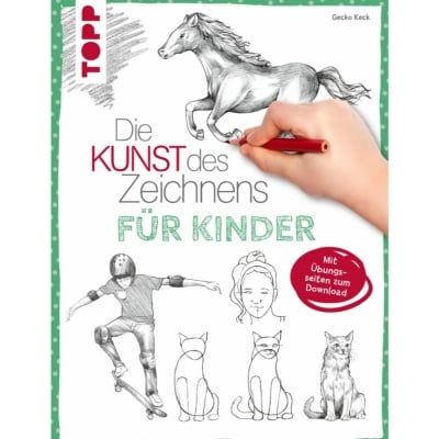 Книга на немски език TOPP, Kunst des Zeichnens f.Kinder, 144 стр.