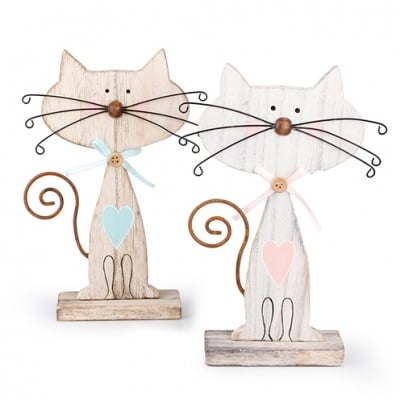 Миниатюра Котка, 12 х 17 cm, дърво, 1 брой