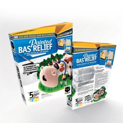 Креативен комплект Painted bas-relief «Beauty and the Brain»