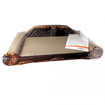 anipro Драскалка за котки, кресло черно, 60х28х15 см