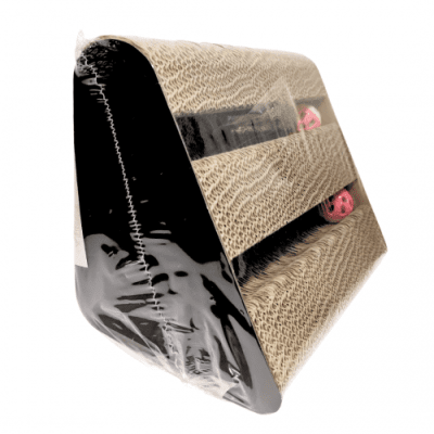 anipro Драскалка за котки, триъгълник черен, 28х17.5х21 см