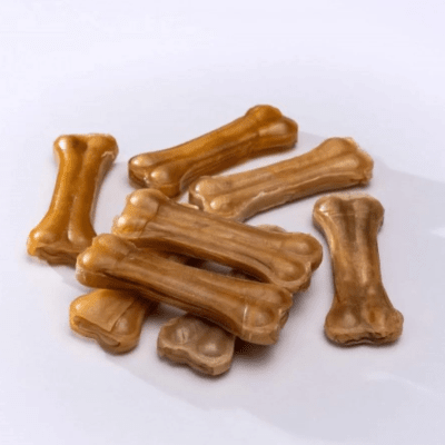 anipro кокал от телешка кожа 7.5см, 20 - 25 г / 40 бр.   СТЕК