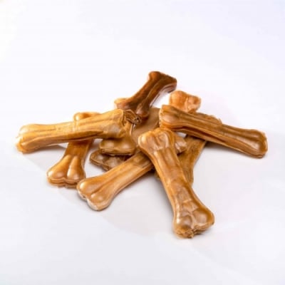 Anipro, кокал от телешка кожа 21см, 150 - 160 г,  10 бр./пакет