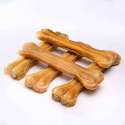 Anipro, кокал от телешка кожа 30 см, 340 - 360 г, 5 бр./пакет