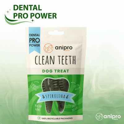 anipro Dental Pro Power дентална четка със спирулина 8 см, 84 г
