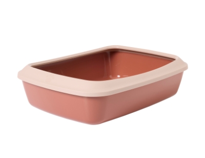 Savic Iriz котешка тоалента 42х30.5х10 см шампанско/цвят Тоскана С БОРД