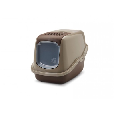 Savic Nestor Brown котешка тоалетна сиво и кафяво 56x39x38.5 см