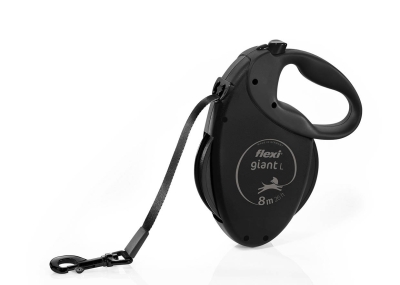 flexi Giant L Black Edition 8 м лента, до 50 кг, черен