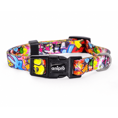 аnipro Soft Touch Dog selfie нашийник лента 10мм/20-35см с тюркоазена тока
