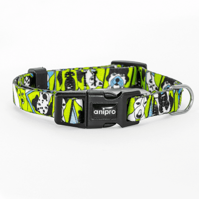 аnipro Soft Touch Dog selfie нашийник лента 10мм/20-35см с черна тока
