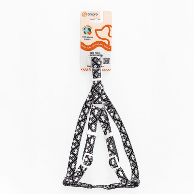 аnipro Soft Touch Ethno нагръдник лента 20мм/40-55см с бяла тока