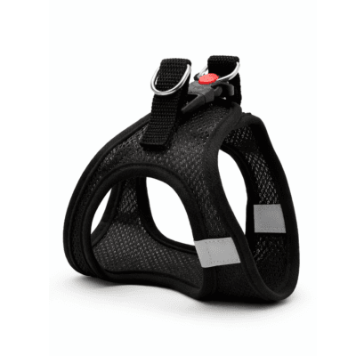 anipro нагръдник полиестер, черен, размер XS