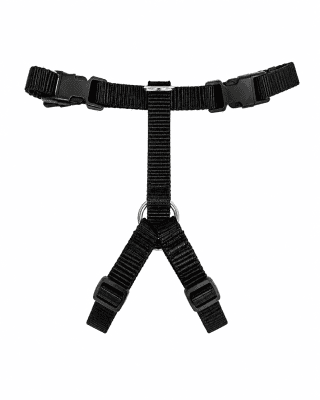 anipro нагръдник тройно регулируем черен, 10mm x 22-40 см