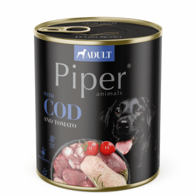 Piper Adult Dog храна за кучета с треска и домати, 800 г